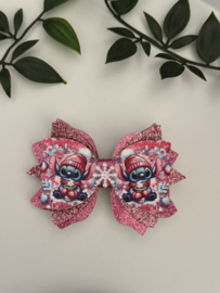 Stitch kerst roze groot
