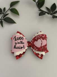 Love is in the hair grof glitter