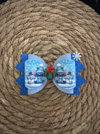 Stitch kerst blauw