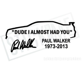 Paul Walker NR01