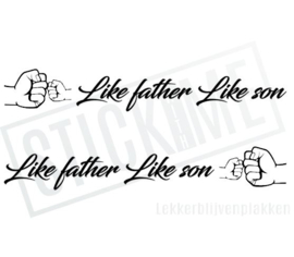 Like father like son