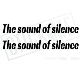 The sound of silence