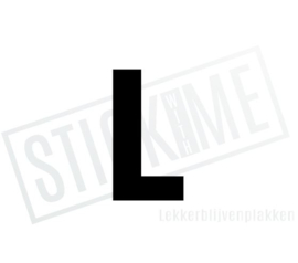 Letter sticker L