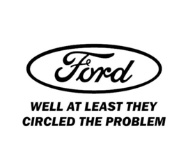 Well at least they circled the problem