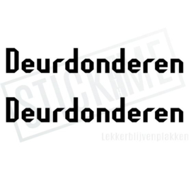 Deurdonderen