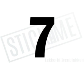 Cijfer sticker 7