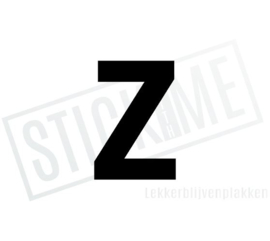 Letter sticker Z