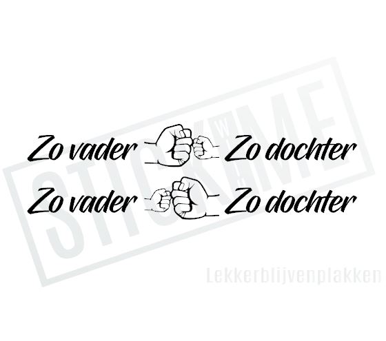 Zo vader Zo Dochter