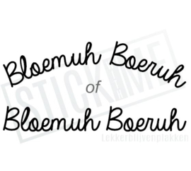Bloemuh Boeruh