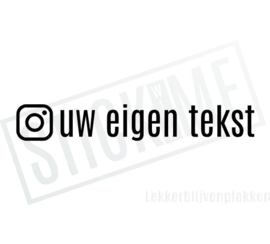 Instagram eigen tekst