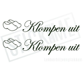 Klompen uit