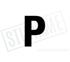 Letter sticker P