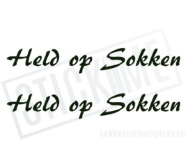 Held op sokken