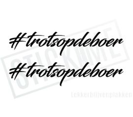 Trots op de boer