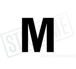 Letter sticker M