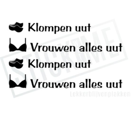 Klompen uut Vrouwen alles uut