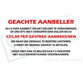 Geachte aanbeller