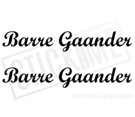 Barre Gaander NR2