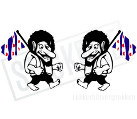 Noorse Trol met Friese vlag