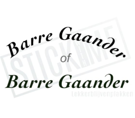 Barre Gaander