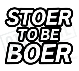 Stoer to be boer
