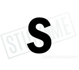 Letter sticker S