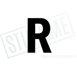 Letter sticker R