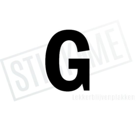 Letter sticker G