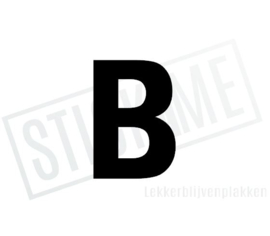 Letter sticker B