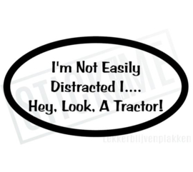 I'm not easily distracted