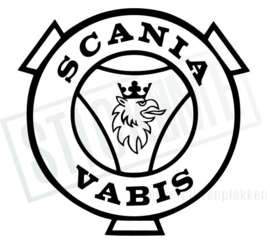 Scania Embleem - Eigen tekst mogelijk