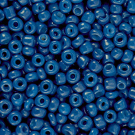 Glaskralen Rocailles || 8/0 (3mm) || Patriot blue