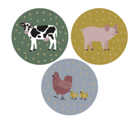 Stickers || Boerderij dieren