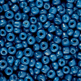 Glaskralen Rocailles || 8/0 (3mm) || Blue sapphire