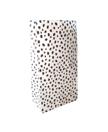 Kraft papieren zak || 101 dots || Medium