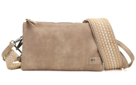 Schoudertas en Crossbody Tas Taupe – Sheffield