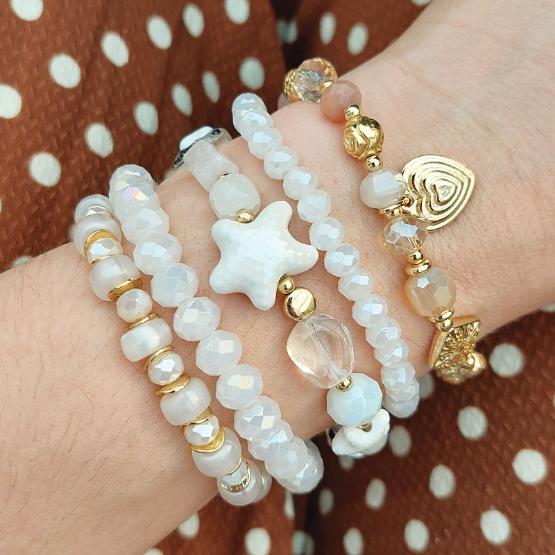 Biba Armband Wit - PN492-8mm