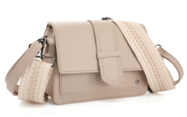 Schoudertasje Taupe – Capri