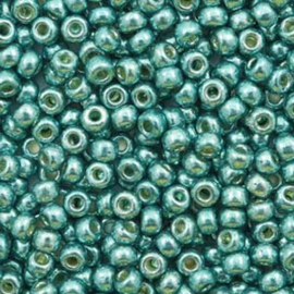 Miyuki rocailles 3mm 8/0 duracoat galvanized sea foam green (5 gram)