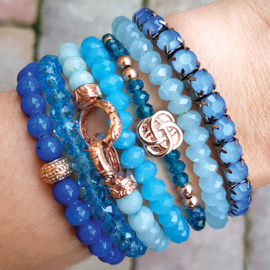 Biba armband blauw