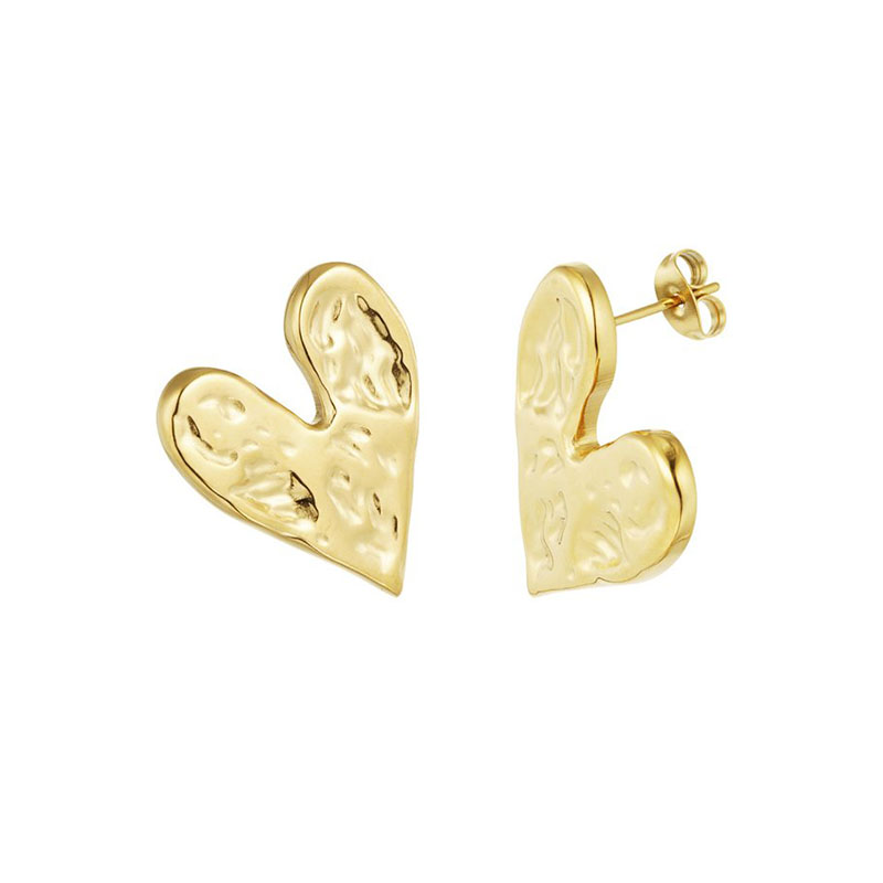 Grote Hart Oorbellen Goud