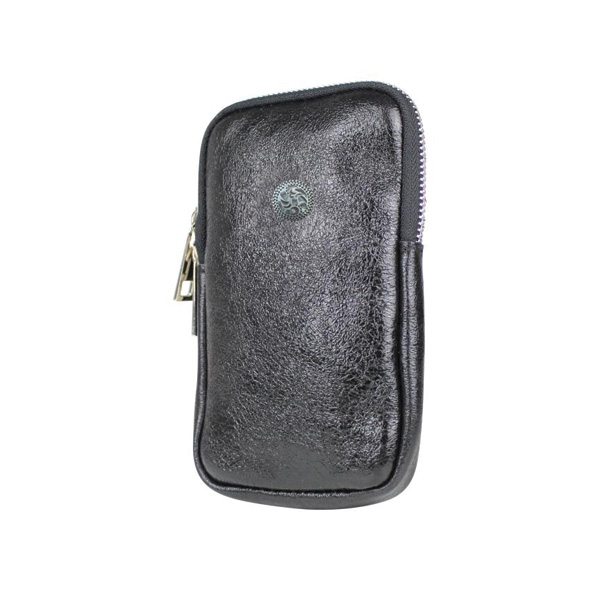 Leren Telefoontasje Zwart - Call My Name