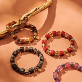 Biba armband zwart - 55056MIX05