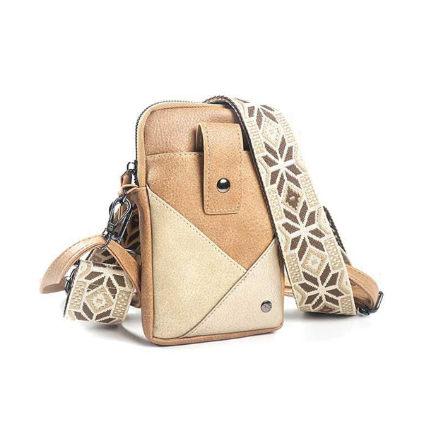 Crossbody Telefoontasje Dames Bruin – Darwin
