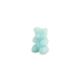 Resin kraal gummy bear turquoise