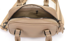 Schoudertas en Handtas Taupe - Miami