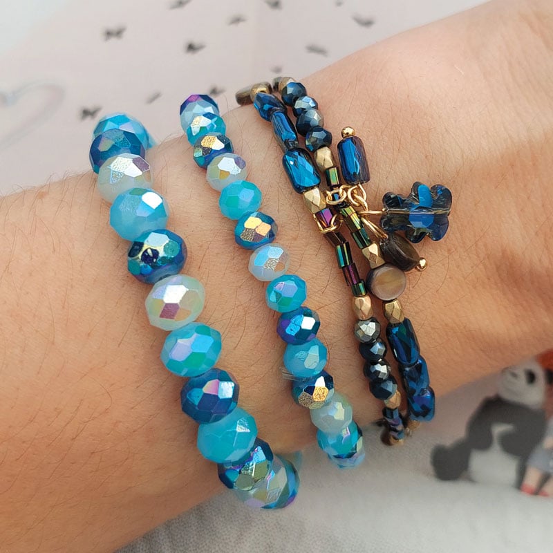 Biba Armband Blauw - 55363-8mm
