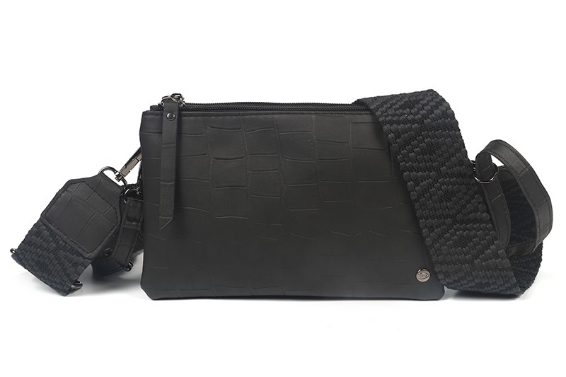 Crossbody & Schoudertas Zwart - New Amsterdam
