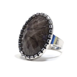 Trendy ring ovaal