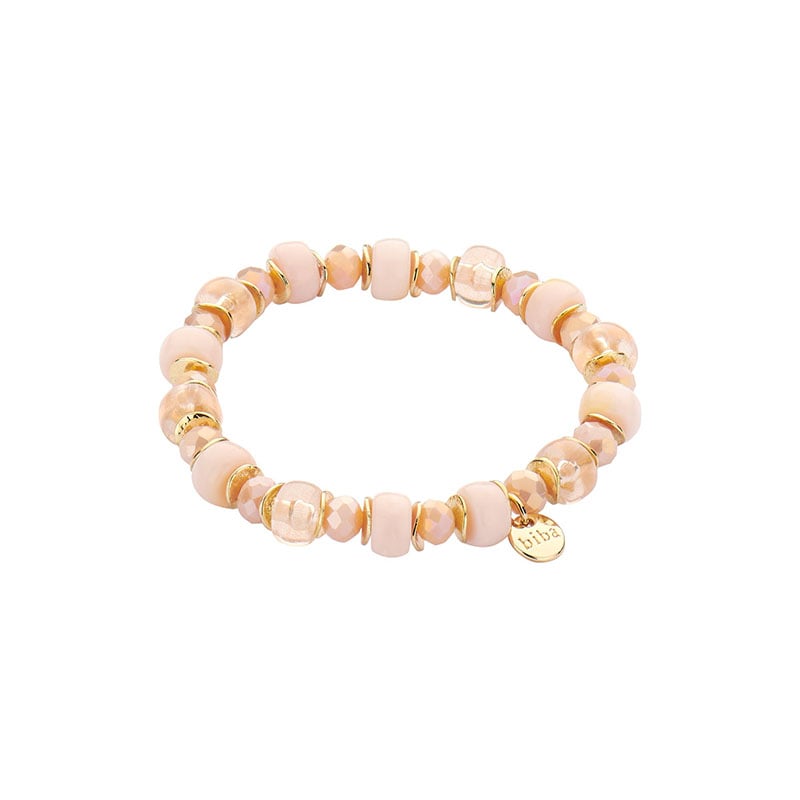 Biba Armband Roze en Goud - 55305